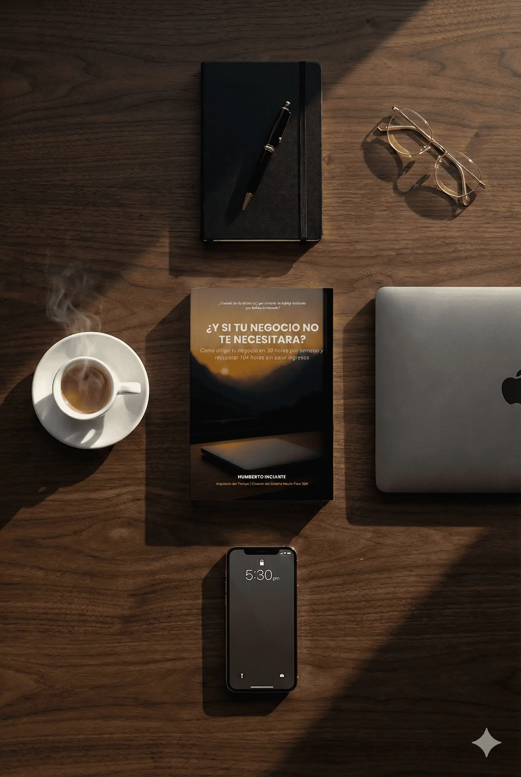 Este es tu escritorio a las 5:30pm cuando deberías estar con tu familia